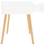 vidaXL Dulapuri noptieră, 2 buc., alb, 40x40x56 cm, lemn prelucrat vidaXL Dulapuri noptieră, 2 buc., alb, 40x40x56 cm, lemn prelucrat