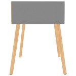 vidaXL Dulapuri noptieră, 2 buc., gri, 40x40x56 cm, lemn prelucrat vidaXL Dulapuri noptieră, 2 buc., gri, 40x40x56 cm, lemn prelucrat