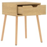 vidaXL Noptieră, stejar sonoma, 40x40x56 cm, lemn prelucrat vidaXL Noptieră, stejar sonoma, 40x40x56 cm, lemn prelucrat