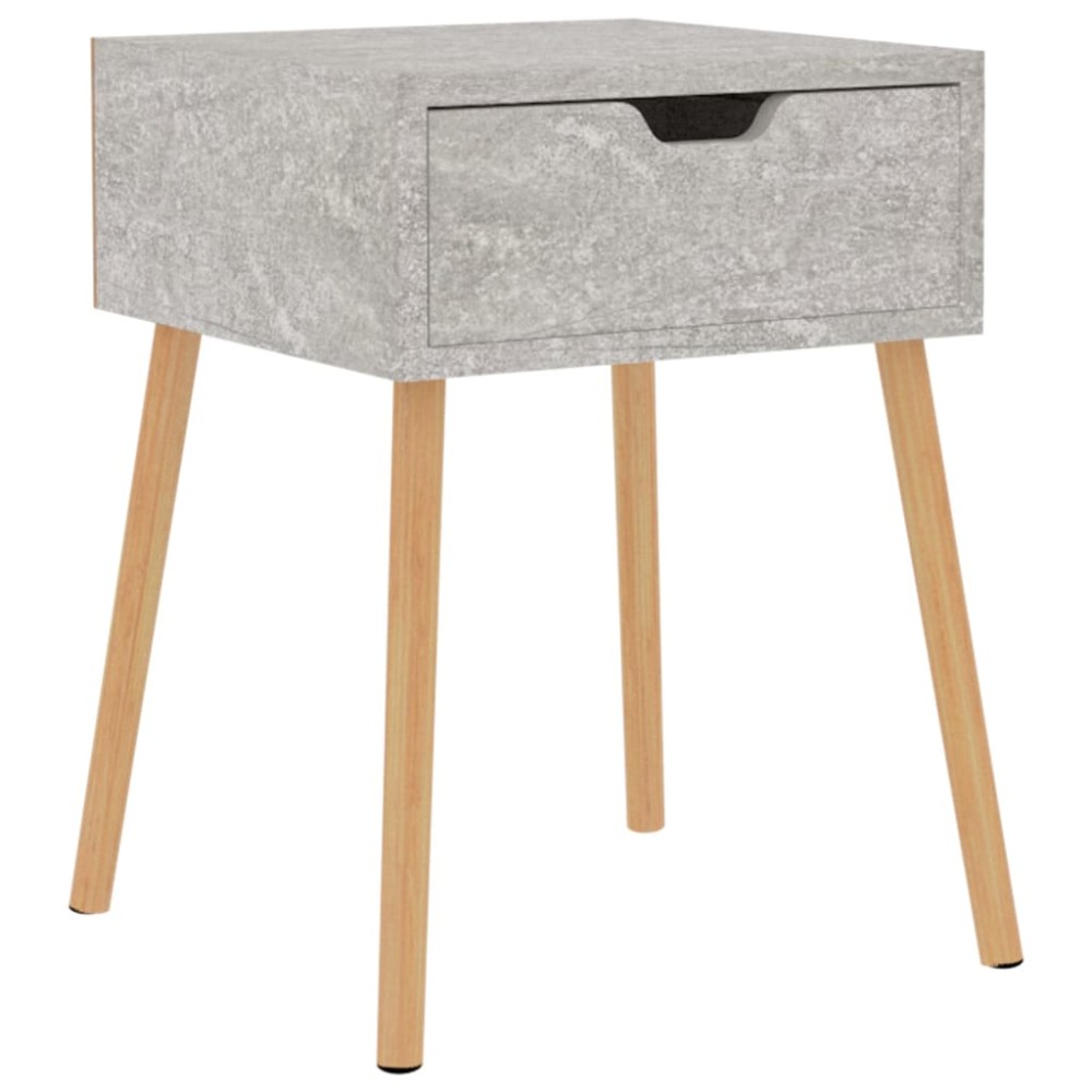 vidaXL Noptieră, gri beton, 40x40x56 cm, lemn prelucrat