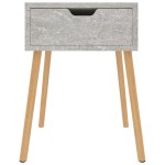 vidaXL Dulapuri noptieră, 2 buc, gri beton, 40x40x56 cm,lemn prelucrat vidaXL Dulapuri noptieră, 2 buc, gri beton, 40x40x56 cm,lemn prelucrat