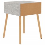 vidaXL Dulapuri noptieră, 2 buc, gri beton, 40x40x56 cm,lemn prelucrat vidaXL Dulapuri noptieră, 2 buc, gri beton, 40x40x56 cm,lemn prelucrat