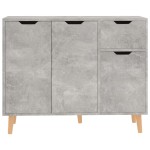 vidaXL Servantă, gri beton, 90x30x72 cm, lemn prelucrat