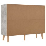vidaXL Servantă, gri beton, 90x30x72 cm, lemn prelucrat
