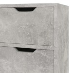 vidaXL Servantă, gri beton, 90x30x72 cm, lemn prelucrat