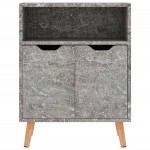vidaXL Servantă, gri beton, 60x30x72 cm, lemn prelucrat vidaXL Servantă, gri beton, 60x30x72 cm, lemn prelucrat