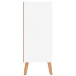 vidaXL Servantă, alb și stejar sonoma, 60x30x72 cm, lemn prelucrat