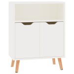 vidaXL Servantă, alb extralucios, 60x30x72 cm, lemn prelucrat vidaXL Servantă, alb extralucios, 60x30x72 cm, lemn prelucrat