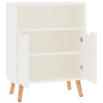 vidaXL Servantă, alb extralucios, 60x30x72 cm, lemn prelucrat vidaXL Servantă, alb extralucios, 60x30x72 cm, lemn prelucrat