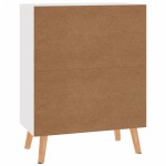vidaXL Servantă, alb extralucios, 60x30x72 cm, lemn prelucrat vidaXL Servantă, alb extralucios, 60x30x72 cm, lemn prelucrat