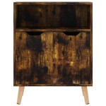 vidaXL Servantă, stejar afumat, 60x30x72 cm, lemn prelucrat