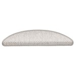 vidaXL Covoraș scări autoadeziv aspect sisal 15 buc. platină 56x17x3cm
