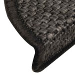 vidaXL Covorașe scări autoadezive 15 buc antracit 56x17x3 aspect sisal vidaXL Covorașe scări autoadezive 15 buc antracit 56x17x3 aspect sisal