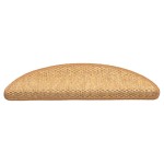 vidaXL Covorașe scări autoadezive 15 buc. sisal 56x17x3 aspect sisal