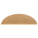 vidaXL Covorașe scări autoadezive 15 buc. sisal 56x17x3 aspect sisal