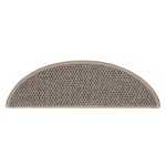 vidaXL Covorașe scări autoadezive aspect sisal, 15 buc. bej 56x17x3cm