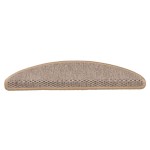 vidaXL Covorașe scări autoadezive 15 buc. bej deschis 56x17x3cm sisal