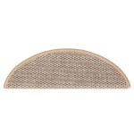 vidaXL Covorașe scări autoadezive 15 buc. bej deschis 56x17x3cm sisal