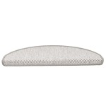 vidaXL Covoraș scări autoadeziv 15 buc platină 65x21x4 cm aspect sisal
