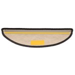 vidaXL Covorașe scări autoadezive, 15 buc. gri 65x21x4cm, aspect sisal