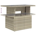 vidaXL Set canapele de grădină cu perne 10 piese gri deschis poliratan vidaXL Set canapele de grădină cu perne 10 piese gri deschis poliratan