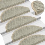 vidaXL Covorașe scări autoadezive, 15 buc. verde 65x21x4 cm, sisal vidaXL Covorașe scări autoadezive, 15 buc. verde 65x21x4 cm, sisal
