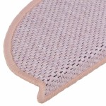 vidaXL Covorașe scări autoadezive 15 buc. roz 65x21x4 cm aspect sisal vidaXL Covorașe scări autoadezive 15 buc. roz 65x21x4 cm aspect sisal