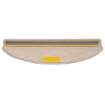 vidaXL Covorașe scări autoadezive, 15 buc. bej închis, 65x21x4cm sisal vidaXL Covorașe scări autoadezive, 15 buc. bej închis, 65x21x4cm sisal