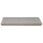 vidaXL Covorașe autoadezive scări, 15 buc., argintiu, 65x21x4cm, sisal vidaXL Covorașe autoadezive scări, 15 buc., argintiu, 65x21x4cm, sisal