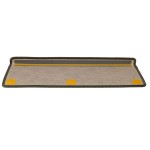 vidaXL Covoraș scări autoadeziv 15 buc. gri&bej 65x21x4cm aspect sisal vidaXL Covoraș scări autoadeziv 15 buc. gri&bej 65x21x4cm aspect sisal