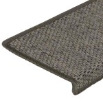 vidaXL Covoraș scări autoadeziv 15 buc. gri&bej 65x21x4cm aspect sisal vidaXL Covoraș scări autoadeziv 15 buc. gri&bej 65x21x4cm aspect sisal