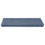 vidaXL Covorașe scări autoadezive, 15 buc. albastru 65x21x4 cm, sisal vidaXL Covorașe scări autoadezive, 15 buc. albastru 65x21x4 cm, sisal