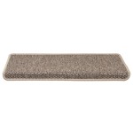 vidaXL Covorașe scări autoadezive, 15 buc. bej 65x21x4 cm aspect sisal vidaXL Covorașe scări autoadezive, 15 buc. bej 65x21x4 cm aspect sisal