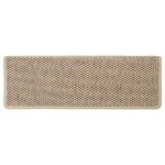 vidaXL Covorașe scări autoadezive 15buc nisipiu 65x21x4cm aspect sisal vidaXL Covorașe scări autoadezive 15buc nisipiu 65x21x4cm aspect sisal
