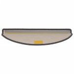 vidaXL Covorașe pentru scări, 15 buc., 65x21x4 cm, bej și gri, semirotunde, mari