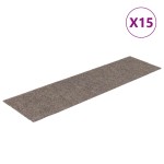 vidaXL Covorașe autoadezive pentru scări, 15 buc., 76x20 cm, bej, dreptunghiulare vidaXL Covorașe autoadezive pentru scări, 15 buc., 76x20 cm, bej, dreptunghiulare