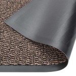 vidaXL Covoraș de intrare cu smocuri, maro închis, 60x150 cm