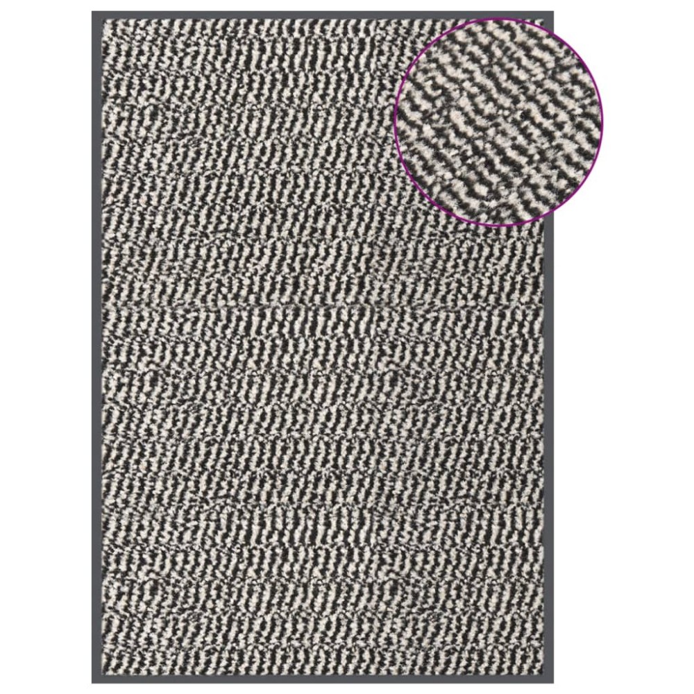 vidaXL Covoraș de intrare cu smocuri, maro deschis, 60x90 cm