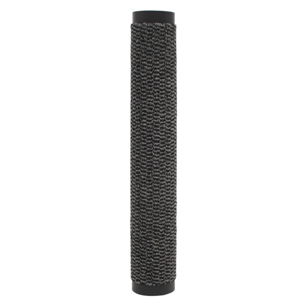 vidaXL Covoraș cu smocuri, antracit, 60x180 cm