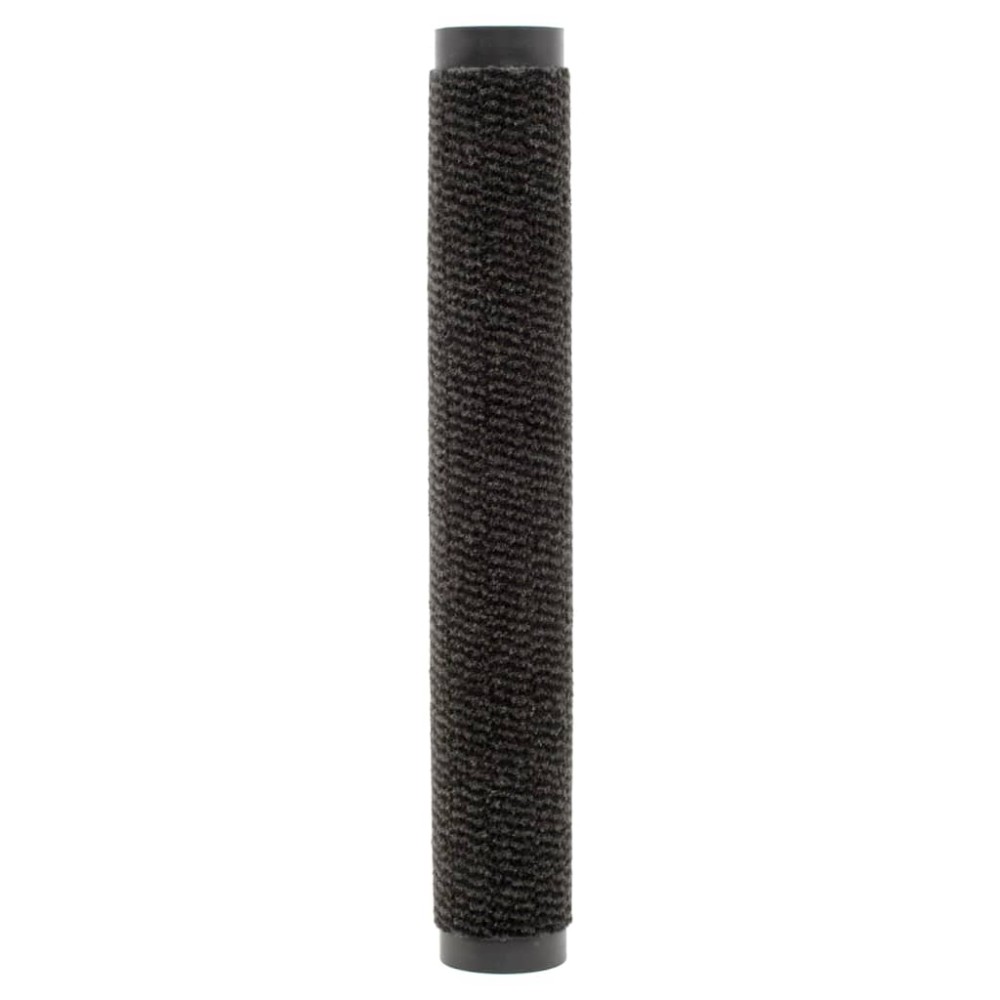 vidaXL Covoraș cu smocuri, negru, 60x180 cm