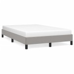 vidaXL Cadru de pat fără saltea țesătură gri deschis 120x190 cm