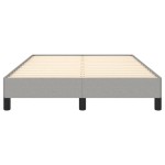 vidaXL Cadru de pat fără saltea țesătură gri deschis 120x190 cm