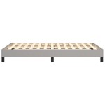 vidaXL Cadru de pat fără saltea țesătură gri deschis 120x190 cm