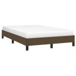 vidaXL Cadru de pat fără saltea țesătură maro 120x190 cm țesătură