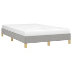 vidaXL Cadru de pat fără saltea țesătură gri deschis 120x190 cm