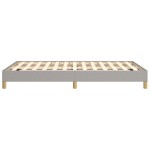 vidaXL Cadru de pat fără saltea țesătură gri deschis 120x190 cm