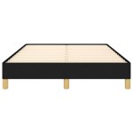 vidaXL Cadru de pat fără saltea Negru 120x190 cm țesătură vidaXL Cadru de pat fără saltea Negru 120x190 cm țesătură