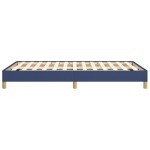 vidaXL Cadru de pat fără saltea Albastru 120x190 cm țesătură