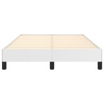vidaXL Cadru de pat fără saltea alb 120x190 cm piele artificială
