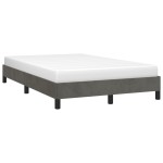 vidaXL Cadru de pat fără saltea Gri închis 120x190 cm catifea vidaXL Cadru de pat fără saltea Gri închis 120x190 cm catifea